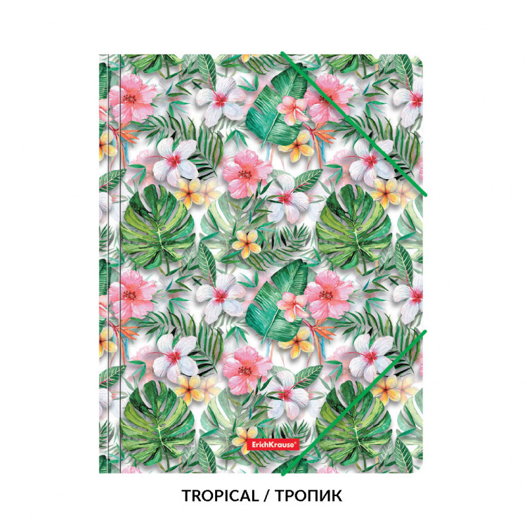 Папка ПВЦ со ластик шарена Erich Krause